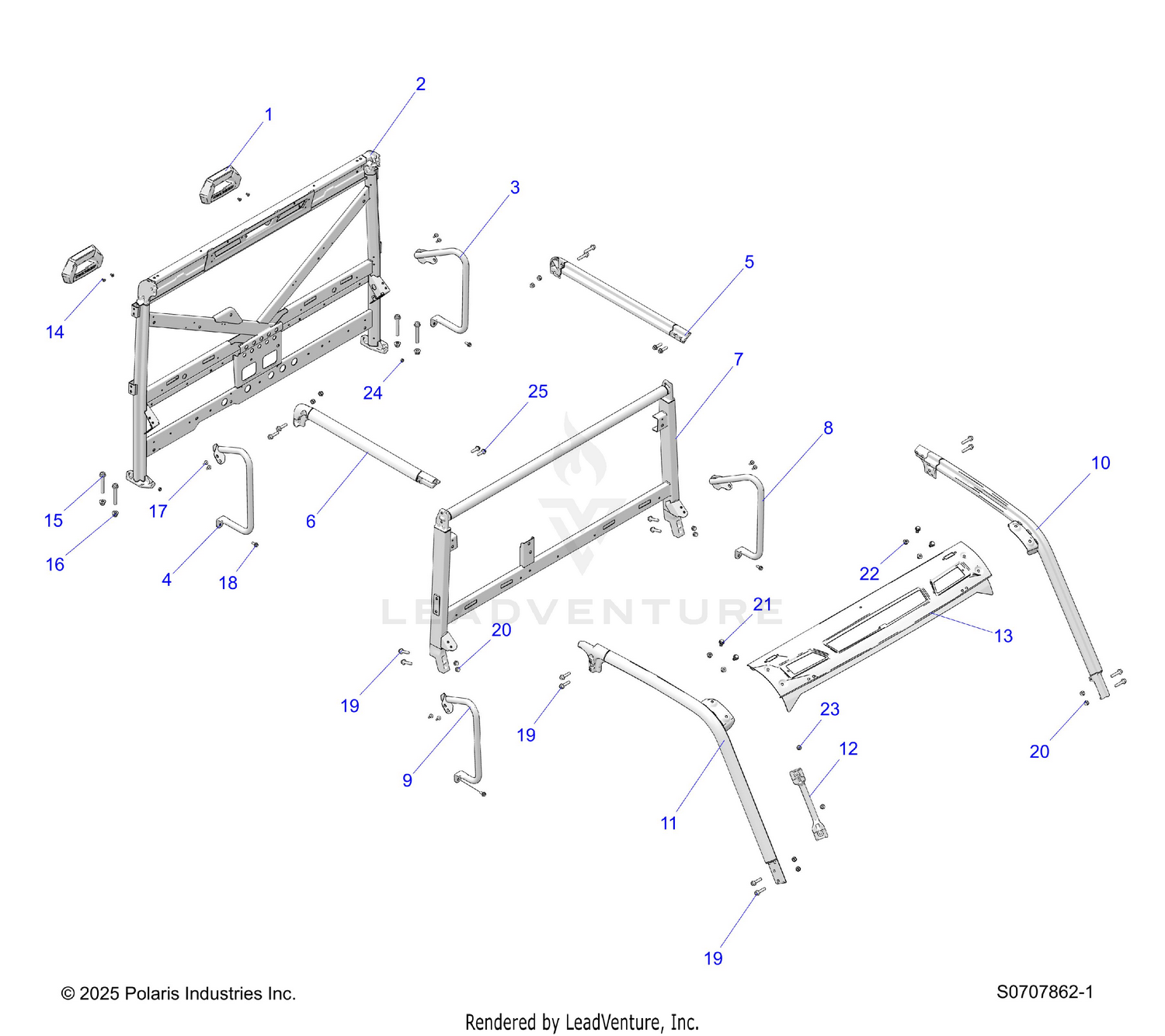 CHASSIS, CAB FRAME