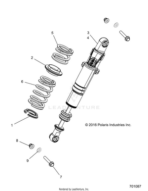 Suspension, Rear Shock Mounting - R19rhe99nd (701088) Schematic