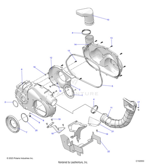Body, Clutch Cover - A25shy57al/an (c102553) Schematic
