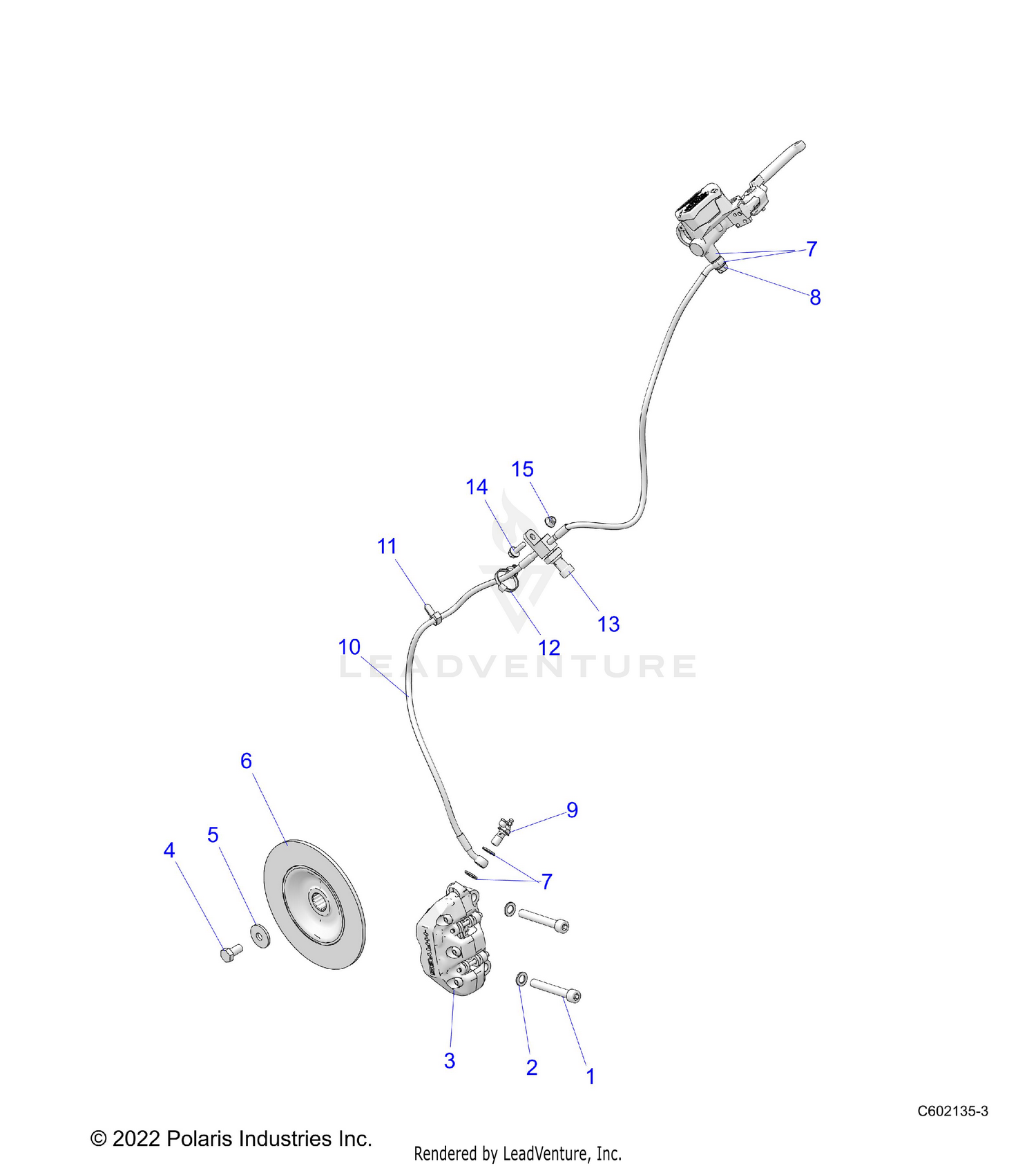 BRAKES, BRAKE ASM. - S24TDE9FS/9FE (C602135-3)