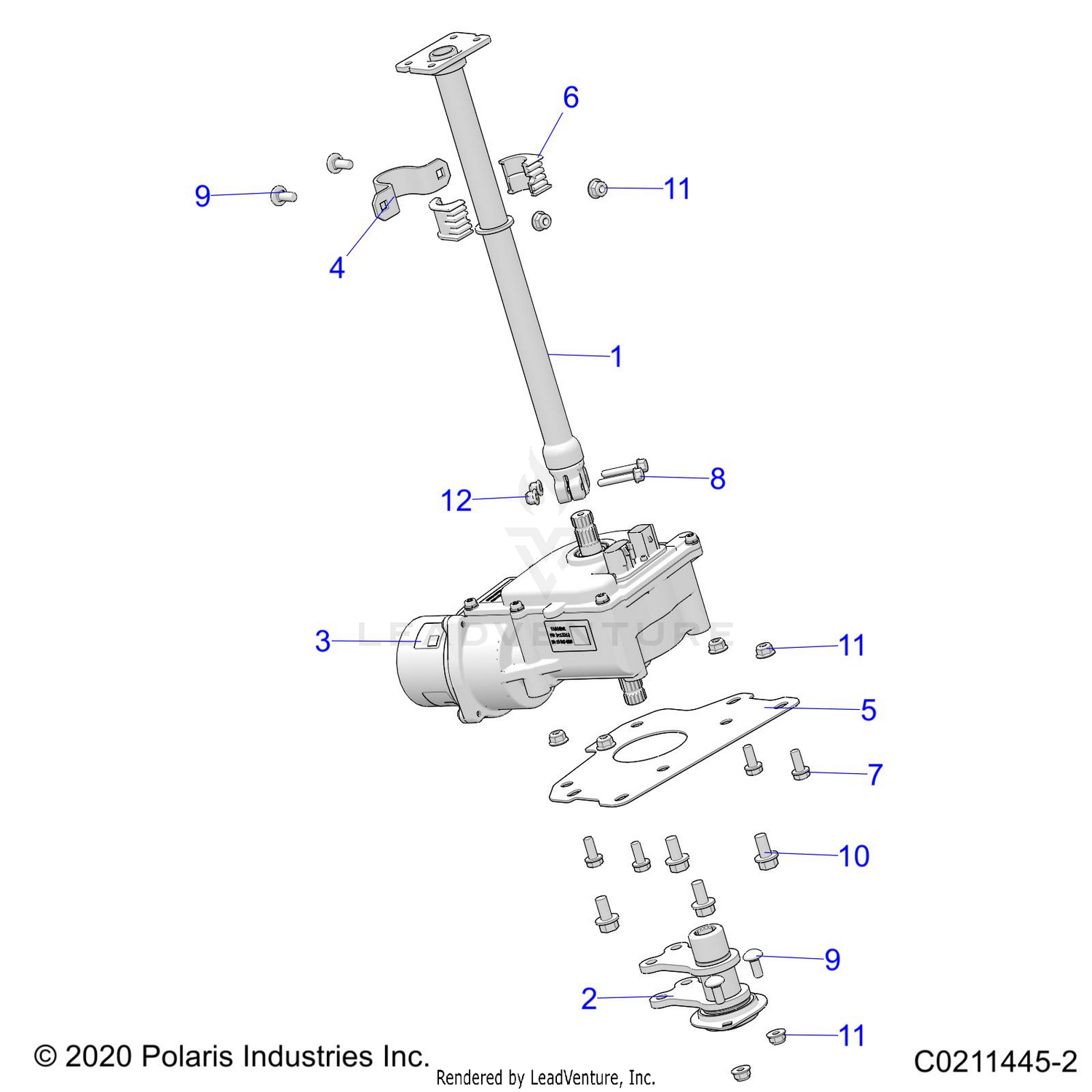 STEERING POST and EPS - A26SEE57P8 (C0211445-2)