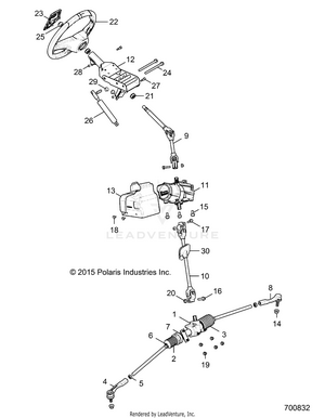 Steering, Steering Asm. - R16rge99a7/ae/av (700832) Schematic