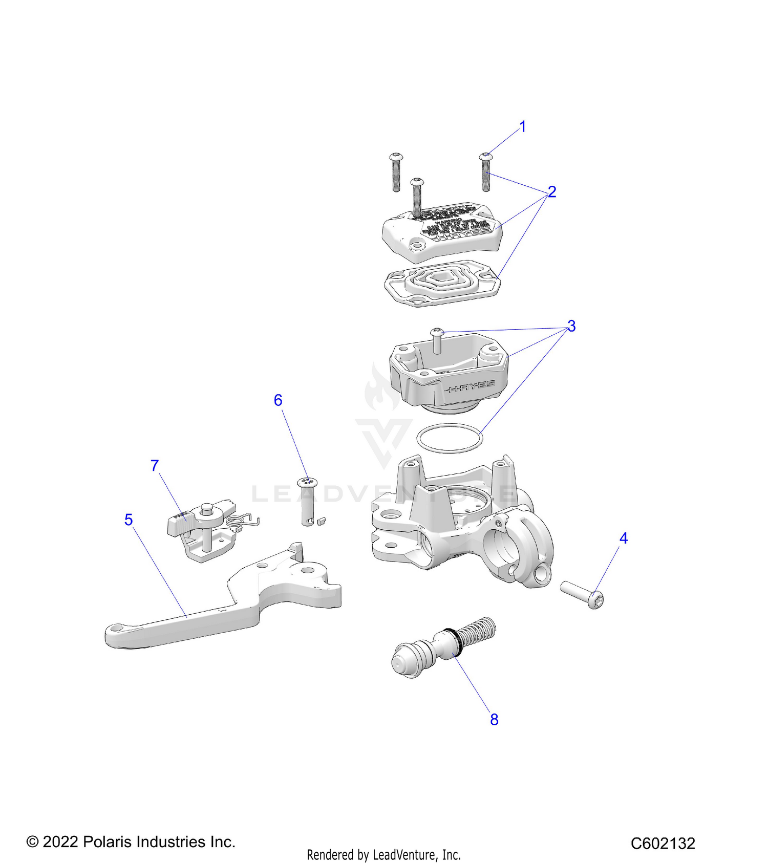 BRAKES, MASTER CYLINDER ASM. - S24TDE9FS/9FE (C601632)