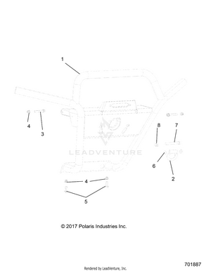 Body, Front Bumper - R17rtm99am/bm (701887) Schematic
