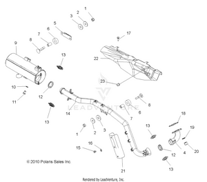 Engine, Exhaust - A11mh46ax/az (49atvexhaust11sp500) Schematic