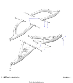 Suspension, Front Control Arms Mounting - Z24rmc2kah/bh (c0702881-11) Schematic