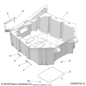 Body, Rear Rack - Z21rau92an/bn (c0703770-12) Schematic