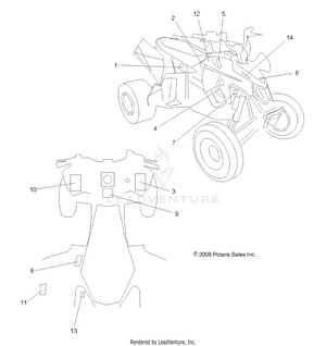 Body, Decals - A10gj52aa (49atvdecal09out450) Schematic