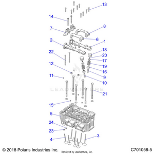 Engine, Cylinder Head And Valves - G21g4e99nw (c701058-5) Schematic