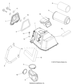 Engine, Air Intake - A10zx85ak/al/as/at/ax (49atvairintake10spxp550) Schematic