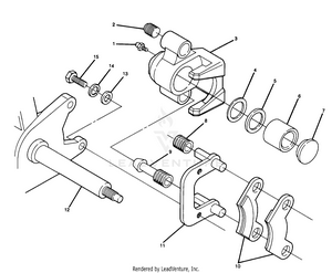 Front Brake Assembly (4916341634016a) Schematic