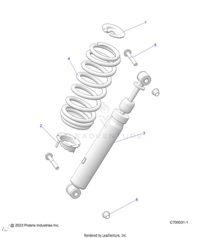 Suspension, Front Shock Mounting - R24t6a99a1/b1 T6ead/bd/am/bm/a9/b9 (c700031-1) Schematic
