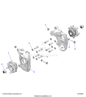 Suspension, Front Carrier And Hub - Z24rmd2kah/al/bh/bl (c703393) Schematic