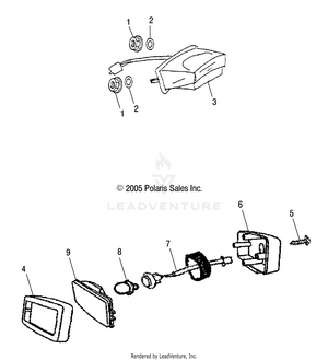 Frontlight/brakelight - A06fa09ca/cb/cc (49atvheadlight06sp90) Schematic
