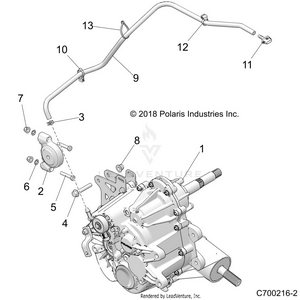 Drive Train, Main Gearcase Mounting - Z24ase87a5 (c700216-2) Schematic