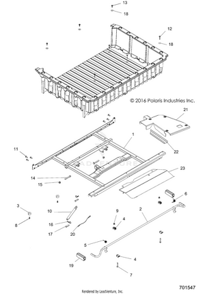 Body, Box Mounting And Latch - R17rt_99 All Options (701547) Schematic
