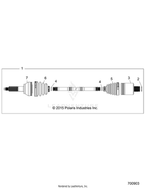 Drive Train, Rear Drive Shaft - R16rtm87al (700903) Schematic
