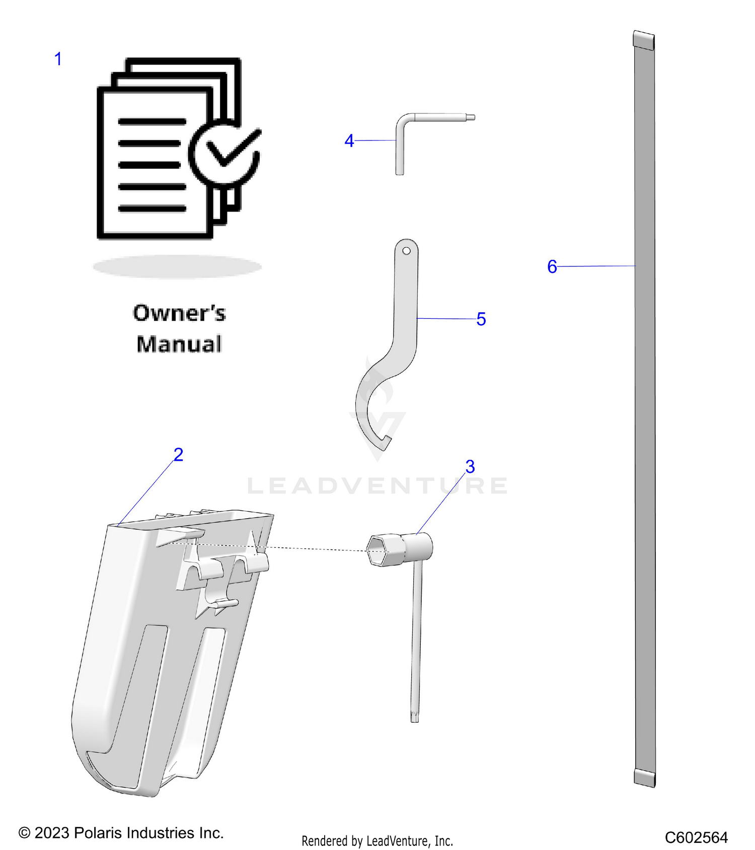 REFERENCES, OWNERS MANUAL, BELT HOLDER, TOOLS - S26TGM8MS (602564)