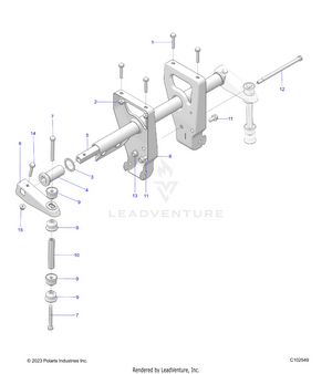 Suspension, Torsion Bar - A24shy57al/an (c102549) Schematic