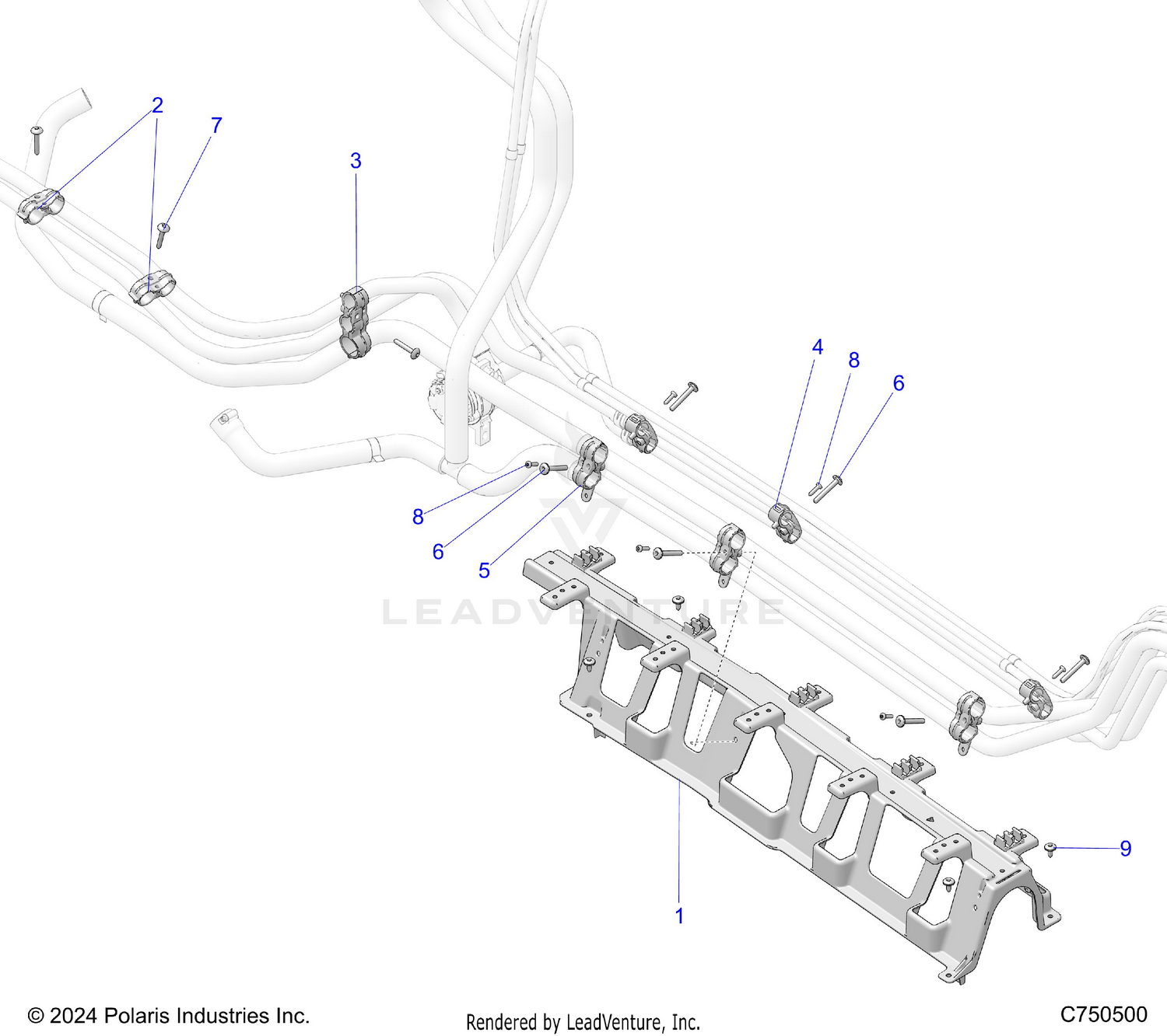 ENGINE, COOLING MOUNTING - Z26XPE92A4/B4/A6/B6 (C750500)