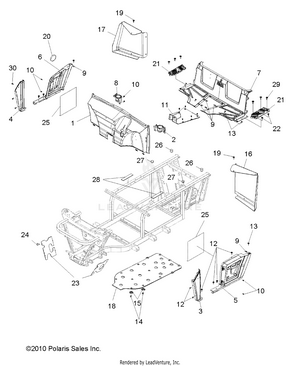 Body, Floor And Fenders - R11rc08ga/gh/fa/fh (49rgrmoldings11ev) Schematic