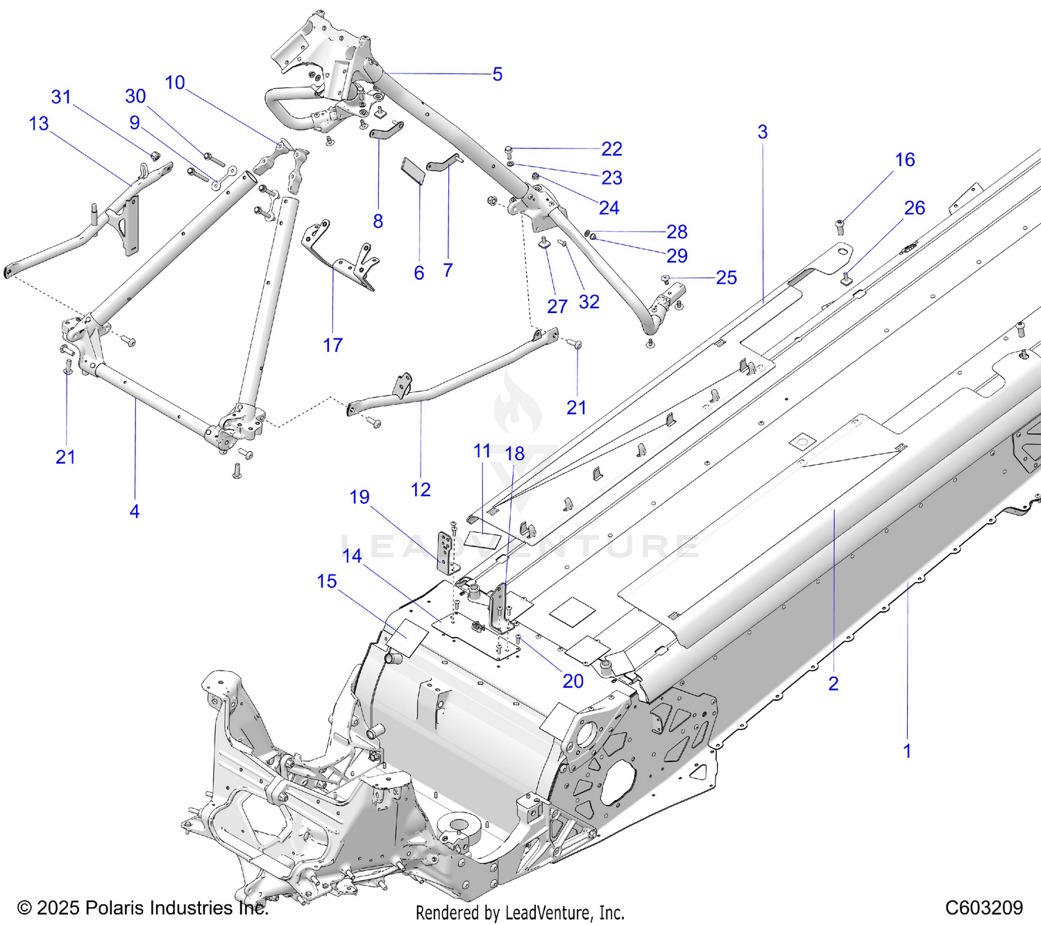 CHASSIS, CHASSIS ASM. and OVER STRUCTURE - S26AJT9FEL (C603209)