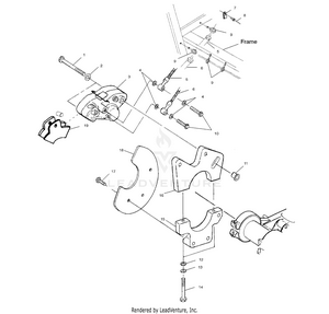 Rear Caliper Mounting - A02ca32aa/ab (4969816981b02) Schematic