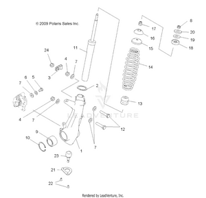 Suspension, Front Strut - A19sea50b1/b7/see50b7/b3/seg50b4 [49atvstrut10sp500i] Schematic