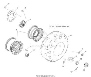 Wheels, Rear - R12wh76ag/ar/eah/eav/eaw (49rgrwheelrr12crew) Schematic