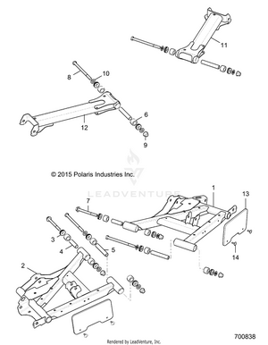 Suspension, Rear Control Arms - R16rge99a7/ae/av (700838) Schematic
