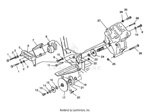 Gearcase/brake Mounting Sportsman 4x4 / W938039 (4926382638027a) Schematic