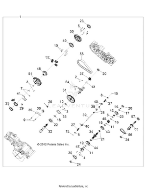 Drive Train, Main Gearcase Internals - R14rh76aa/76ac/7eaz (49rgrtransintl1333071) Schematic