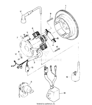 Magneto Assembly Big Boss 4x6 (4919801980042a) Schematic