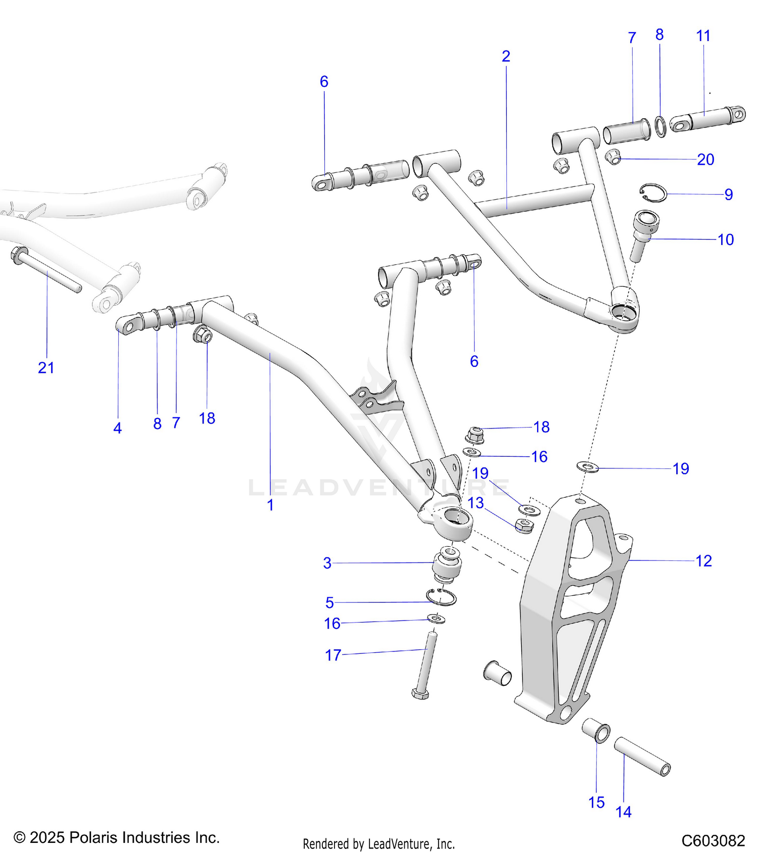 SUSPENSION, CONTROL ARMS and SPINDLE - S26AJT9FEL (C603082)