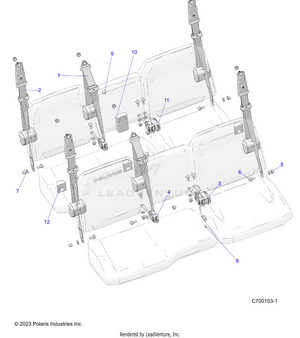 Body, Seat Belt Mounting - R24rsu99aj/ak/az/a9/bj/bk/bz/b9 (c700153-1) Schematic