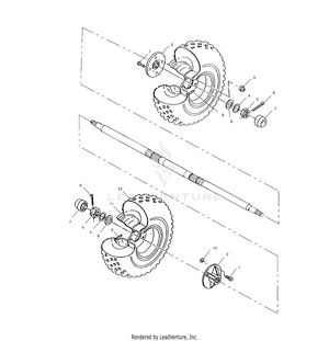 Rear Wheel - A01aa32aa (4963816381b010) Schematic