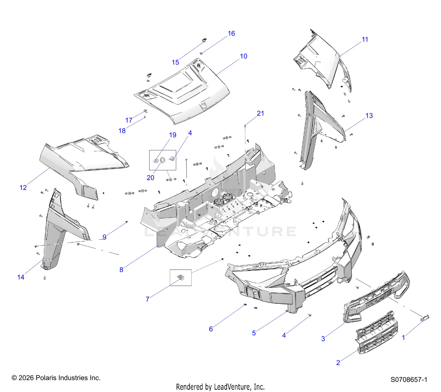 BODY, HOOD & FRONT FASCIA
