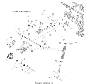 Suspension, Rear - A07mh46aa/az (49atvsusprrsp450) Schematic
