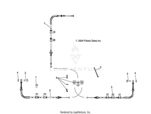 Park Brake Lock Cables (6x6) - R05rf50aa/ab (4995359535c14) Schematic
