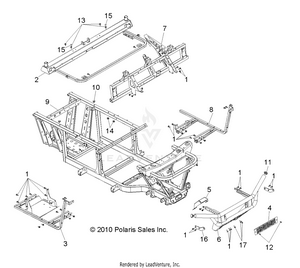 Chassis, Frame And Front Bumper - R11rh50ag/ah/ar (49rgrchassis11500efi) Schematic