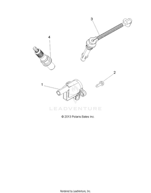 Electrical, Ignition Coil, Wire And Spark Plug - A19sea50b1/b7/see50b7/b3/seg50b4 [49atvignition14sp570] Schematic