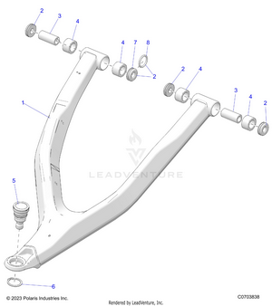 Suspension, Front Control Arm Upper - Z25r4d2kak/bk/aj/bj/am/bm (c0703838) Schematic