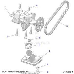 Engine, Oil Pump - G21g4e99nw (c701070-4) Schematic