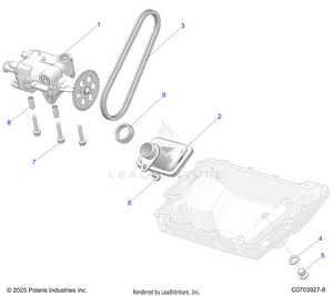Engine, Oil Pump Schematic