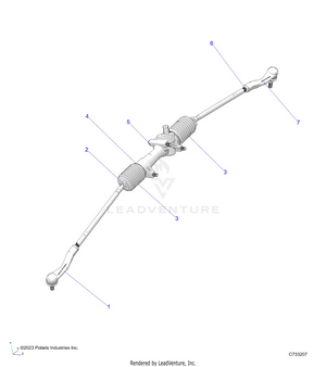 Steering, Steering Gearbox - R25rry99as/bs/al/bl/ap/bp/a9/b9/af/bf/ak/bk (c733208) Schematic