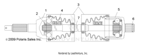 Drive Train, Rear Drive Shaft - R12rh45ag/ah/ar (49rgrshaftdriverr10) Schematic