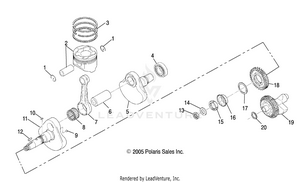 Crankshaft And Piston - R05rb50aa/rd50aa/ab/ac/ad/rf50aa/ab (4995359535e13) Schematic