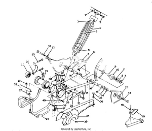 Swing Arm Wldmt (middle) Big Boss 4x6 Updated 2-91 (4919801980026a) Schematic