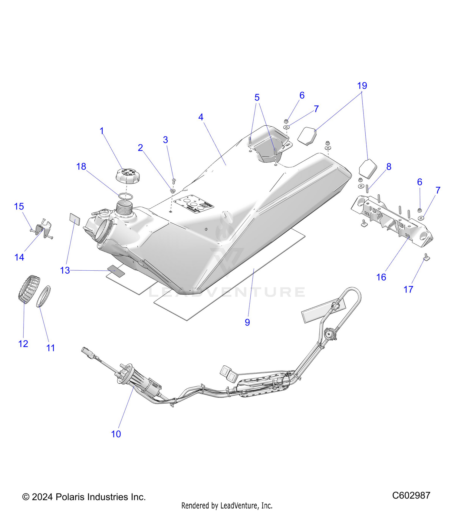 FUEL SYSTEM, FUEL TANK ASM. - S26TDZ8RS (C602987)