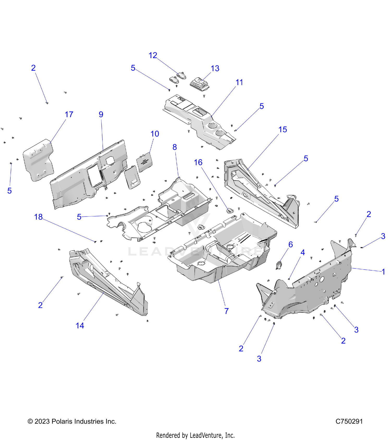 BODY, FLOOR and ROCKER PANELS - Z26ASE99P5 (C703134)